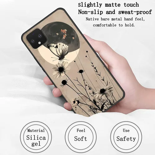 Vista 235 de Funda delgada para Google Pixel 4 XL, funda delgada de silicona de TPU suave a prueba de golpes para Google Pixel 4 XL, astronauta Galaxy