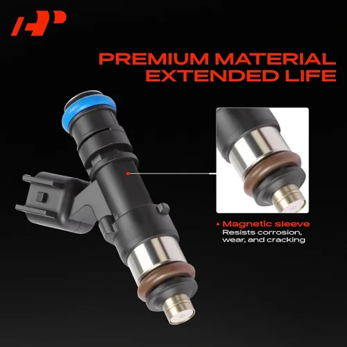 Vista 3 de A-Premium Inyectores de combustible compatibles con Ford Mustang 2005-2010, Explorer 2006-2010, Ranger 2005-2011, Explorer Sport Trac 2007-2010