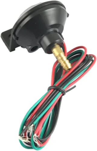 Vista 2 de ESUPPORT - Kit de medidor universal de 2 pulgadas (52mm) digital para turbo/boost del motor con luz LED azul
