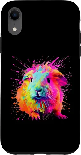 Vista 25 de Splash Paint Guinea Pig Furry Potato Lovers Case for iPhone 16