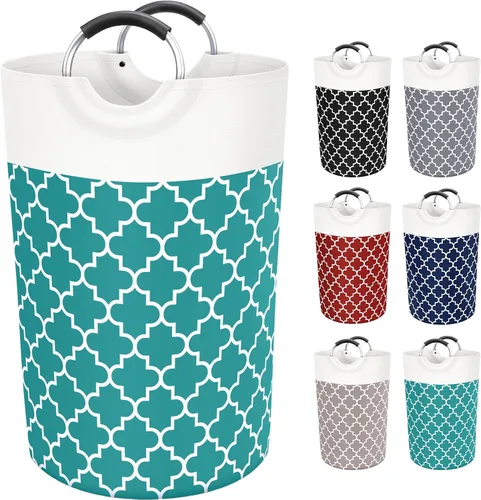Vista 21 de Fabspace Cesta Grande para Ropa Sucia Cesto para Ropa Sucia Bolsa Contenedor de Lavado Bolsa para Ropa Plegable Alta con Asas Impermeable Viaje Baño