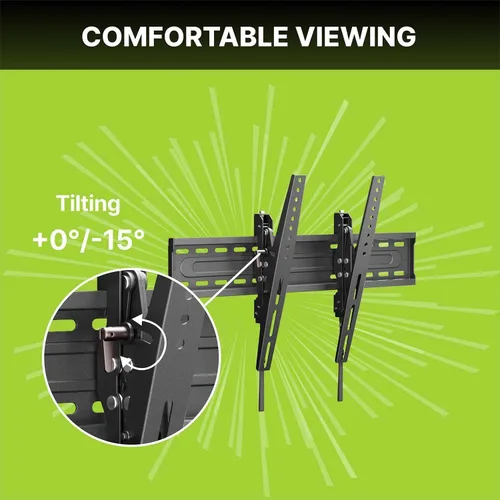 Vista 4 de Member's Mark Soporte de pared extensible para TV con diseño de nivelación