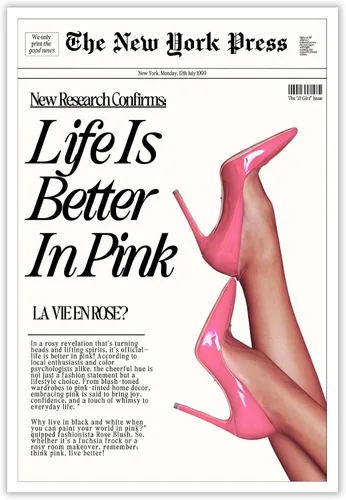 Vista 19 de Póster de pared de coqueta rosa de los años 70, diseño retro vintage de los años 70, póster estético de moda para habitación de adolescentes