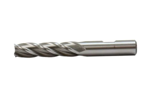 Vista 7 de Shars Fresadora de extremo de flauta de longitud extra larga HSS de 4 flautas HSS de 1 "x 1", longitud de flauta de 4 pulgadas 404-9531