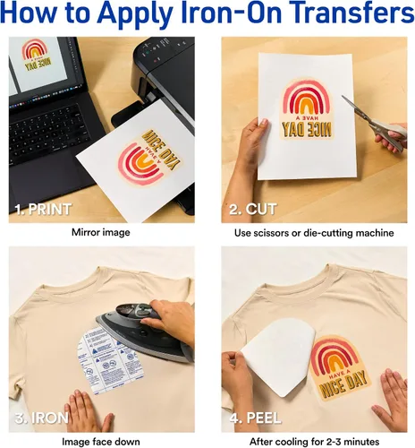 Vista 4 de Avery - Transferencias de camisetas para impresoras de inyección de tinta