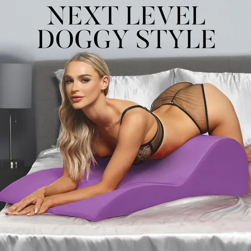 Vista 7 de Bedroom Bliss - Cojín de amor contorneado para hombres, mujeres y parejas. Ergonómicamente