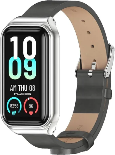 Vista 11 de Strap for Amazfit Band 7 Microfiber Leather Replacement Strap Watch Wrist Band Smart Bracelet Accessories for Amazfit 7 Fit
