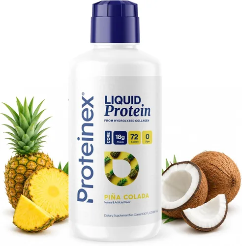 Vista 7 de Proteinex Core Liquid Collagen Peptidos, 0.71 oz de proteína por porción, recomendado por médicos, apoya la recuperación y la curación de heridas