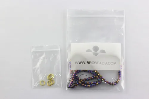 Vista 3 de BRCbeads Cuentas sueltas con piedras preciosas de hematita múltiple de 0.118 x 0.157 in aproximadamente, 15.5 pulgadas, 145 unidades, 1 hebra por