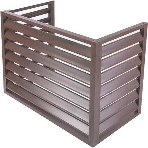 Vista 10 de Cubierta de aire acondicionado para ventana al aire libre, de aluminio, resistente a la intemperie, cubierta de protección central de aire