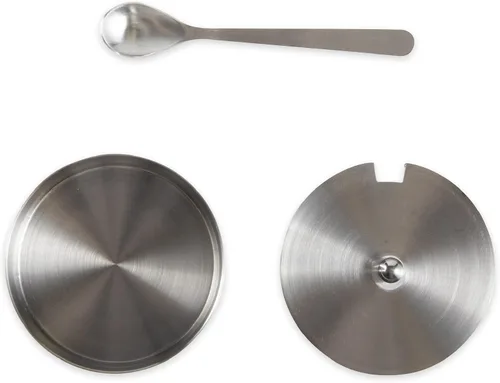 Vista 5 de RSVP International Endurance Kitchen Collection - Juego de salero con cuchara, 4 onzas, acero inoxidable cepillado