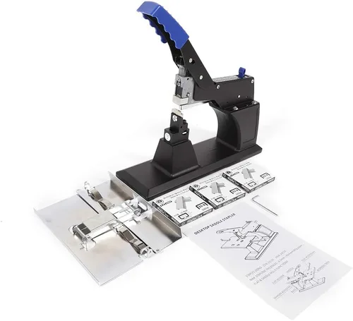 Vista 6 de Grapadora industrial resistente, grapadora manual A3 Desktop Saddle Stitchers Saddle Saddle Stitchers Saddle Stitching Grapadora Máquina