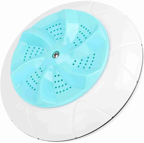 Vista 9 de Mini lavadora portátil Turbo para viajes de lavandería doméstica (verde)