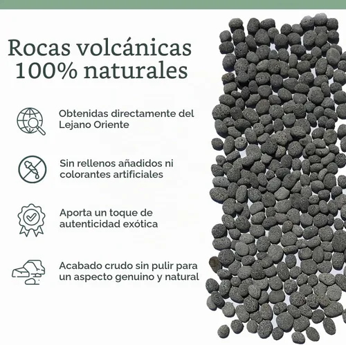 Vista 4 de Rocas de lava negra para hoguera, rocas de chimenea de gas, 2 a 3 pulgadas, 10 libras