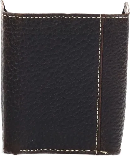 Vista 3 de ARIAT Billetera Rowdy marrón con logotipo de escudo triple