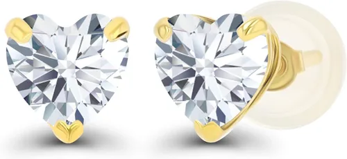 Vista 28 de Aretes de plata de ley 925 maciza chapados en oro de 0.197 in con piedra natal genuina para mujer, aretes de tuerca con piedras preciosas Amatista