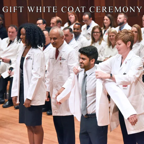 Vista 7 de Collar de regalo de ceremonia de bata blanca, regalo de ceremonia de bata blanca para niños, médico, dental, enfermería, veterinario, farmacéutico