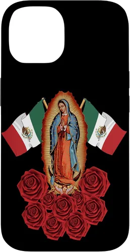 Vista 4 de Funda para iPhone 16 Nuestra Señora Virgen De Guadalupe Virgen María Mexicana