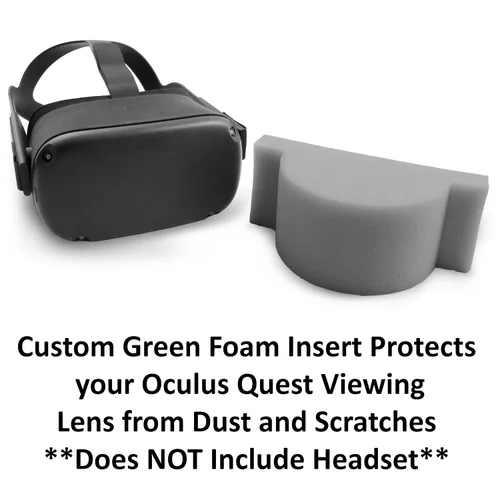 Vista 3 de Casematix Lens Cover Foam Protector Compatible with Oculus Quest VR Headset 128gb 64gb to Avoid Screen Scratches