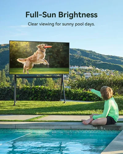 Vista 5 de SYLVOX - Televisor para exteriores, 55 pulgadas, 2000 nits Full Sun