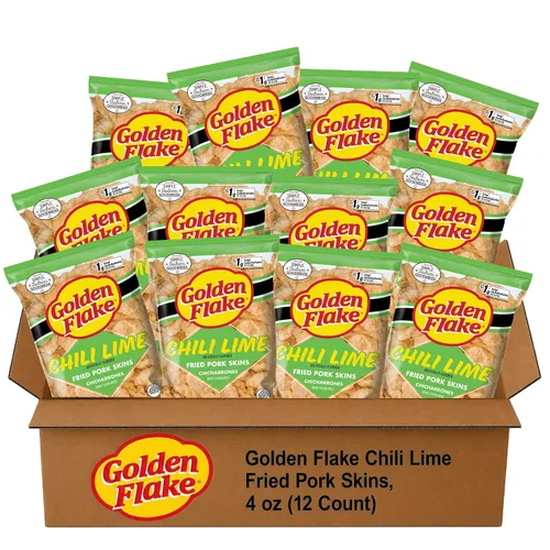 Vista 13 de Golden Flake Cortezas de cerdo a la barbacoa, bolsas de 4 oz (12 unidades)