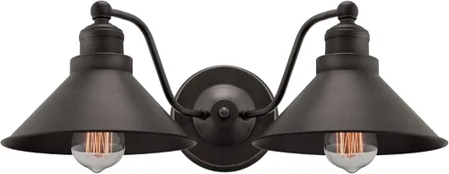 Vista 12 de Kira Home Welton - Aplique de pared industrial moderno de granja de 11 pulgadas para baño