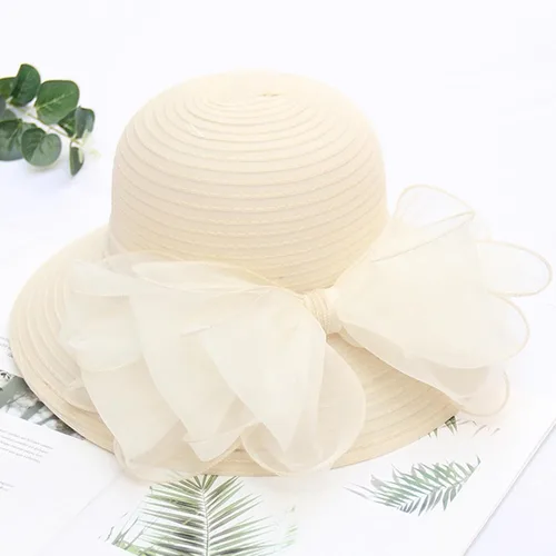 Vista 7 de Sombrero de organza para mujer, tocado del Derby de Kentucky para mujer, para cóctel, fiesta de té, sombrero de sol, boda, novia, flores, iglesia