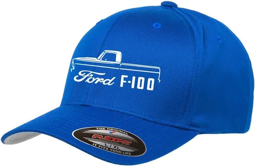Vista 11 de 1967-1972 Ford F100 F-100 Pickup Truck Diseño Clásico de Contorno Flexfit sombrero Gorra