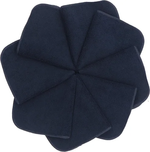 Vista 2 de Paños de microfibra de secado rápido, trapos de limpieza de cocina, trapos para el polvo, paños ultra absorbentes sin pelusa con lado de limpieza