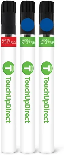 Vista 386 de TouchUpDirect RBG Azul Ártico Metálico Compatible con Pintura de Retoque Exact Match para Nissan, Kit Esencial en Aerosol
