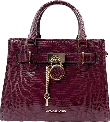 Vista 2 de Michael Kors Hamilton Small Leather Satchel Crossbody Bag