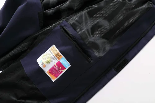 Vista 8 de Chaqueta impermeable ligera para hombre con capucha, para el aire libre, senderismo, viajes