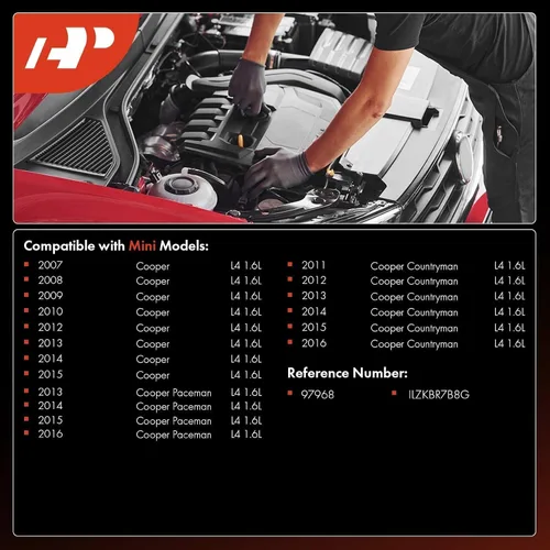Vista 2 de A-Premium Bujías de Iridio y Platino Compatibles con Mini Cooper 2007-2015, Cooper Countryman 2011-2016, Cooper Paceman 2013-2016, Paquete de 4