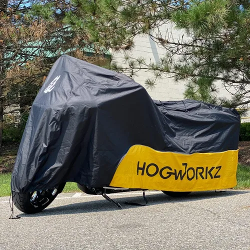 Vista 5 de HOGWORKZ® Cubierta de motocicleta para Harley Davidson Touring Models Street Glide Road King Electra Glide Road Glide Road Glide