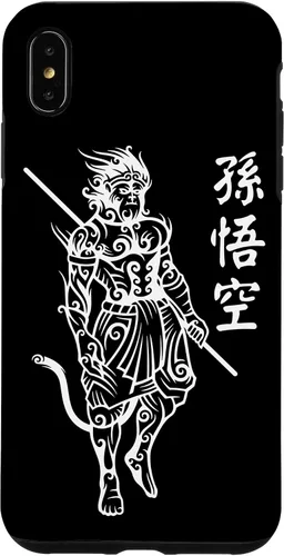 Vista 11 de Funda con letras de personajes chinos para iPhone 16 Sun Wukong Monkey King