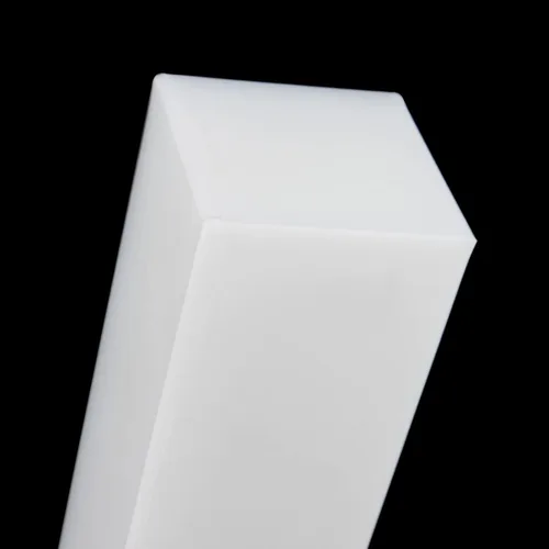 Vista 3 de LEXININ Bloque de nailon grande de 11.8 x 2.4 x 2.4 pulgadas, bloque de roscado de plástico UHMW, bloque rectangular de nailon sólido