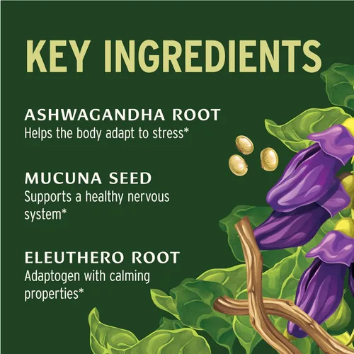 Vista 6 de Banyan Botanicals Nutrición suprarrenal orgánica - Suplemento de apoyo de cortisol y alivio del estrés - Apoyo de energía natural y fatiga