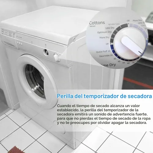 Vista 7 de Nuevo pomo de control WE03X25285 Trabajo para GE, para secadores Hotpoint HTX24GASK0WS NTX62G8ST0WW HTX24EASK0WS