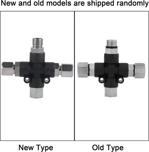 Vista 6 de Compresor de aerógrafo a adaptador de manguera de aerógrafo conector