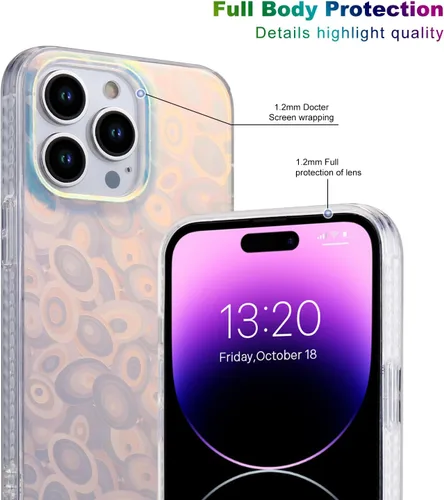 Vista 3 de Goodon Funda para iPhone 11 Pro Max con parachoques, diseño de moda para mujeres y niñas, [protección contra caídas de grado militar] a prueba
