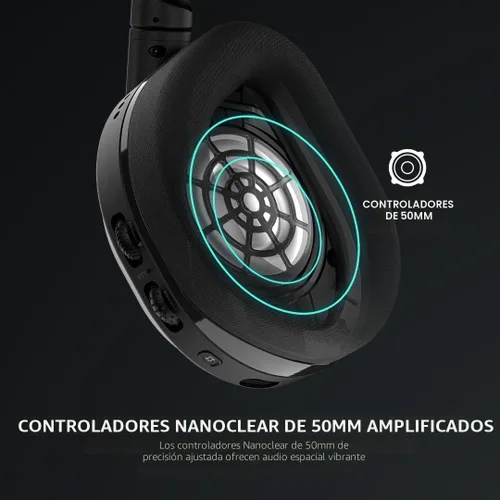 Vista 6 de Turtle Beach Stealth 600 Wireless Multiplatform Amplified Gaming Headset for PS5, PS4, PC, & Mobile – Bluetooth, 80-Hr Battery, Noise-Cancelling