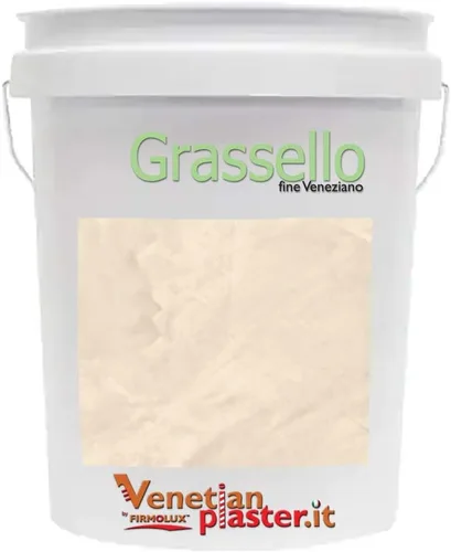 Vista 26 de Grassello Auténtico Yeso veneciano Yeso pulido brillante Hecho en Italia a partir de lima y mármol Colores claros (5) Color: BMAF310 Sutil
