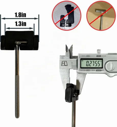 Vista 3 de Kit universal de repuesto de abrazadera de cubierta Tonneau para camión y accesorios para cubierta rígida de cama triple y cuádruple – 6 pernos