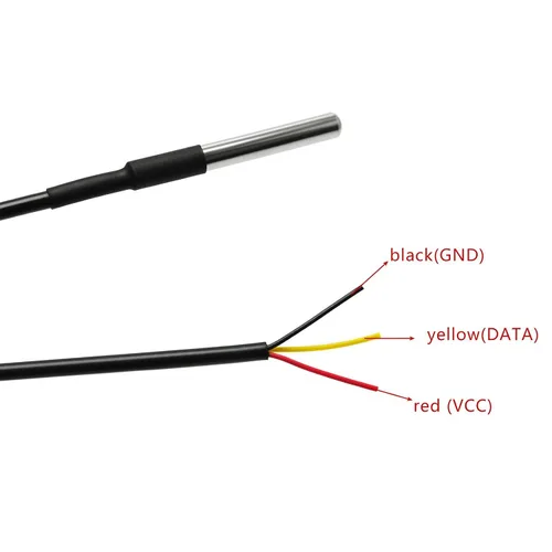Vista 8 de Gikfun 5 unids 3.3 ft DS18b20 sensor de temperatura impermeable digital sensor de sonda térmica para Arduino EK1083