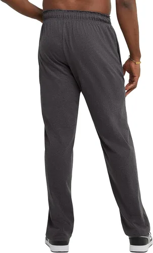 Vista 2 de Champion - Pantalones deportivos de algodón para hombre, uso diario, fondo abierto (talla regular o para altos y grandes)