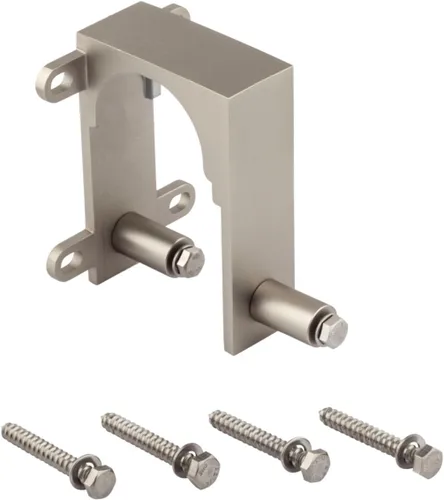 Vista 7 de National Hardware N700-116 Interior corredera puerta de granero Hardware Bypass Bracket