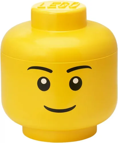 Vista 10 de LEGO - Cabezal de almacenamiento (pequeño), caja de almacenamiento de Amarillo brillante