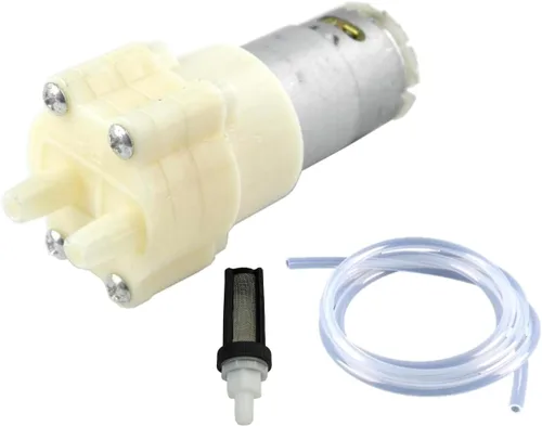 Vista 11 de CHANCS Bomba autocebante de diafragma 385 DC 6V-12V Bombas de agua de absorción de impactos para el ciclo diario del agua de peceras y 6-12V