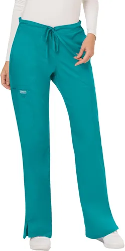 Vista 12 de Cherokee - Pantalones quirúrgicos elásticos Workwear Revolution WW120 para mujer, suaves y con cordón ajustable Negro