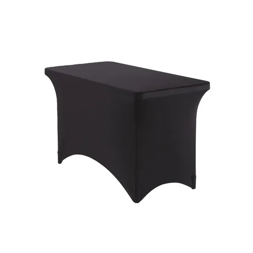 Vista 3 de Mantel de tela elástica Iceberg, Negro, 1